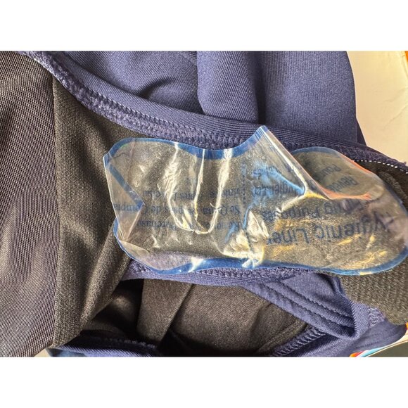 TYR Sol Scoop Neck Size 6 Navy Swimsuit NWT One Piece Padded $ 89 - Picture 8 of 12